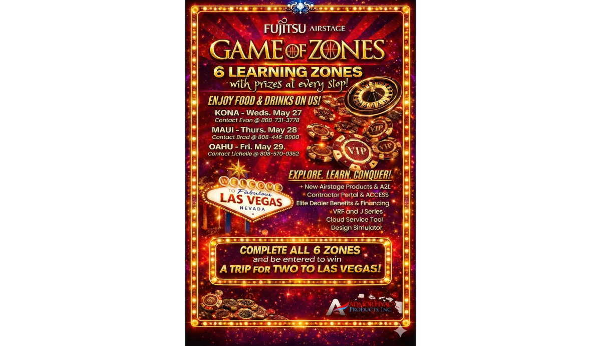 Fujitsu Airstage “Game of Zones” Training Event – Kona